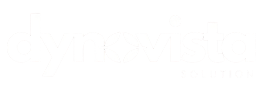 Dynovista white logo